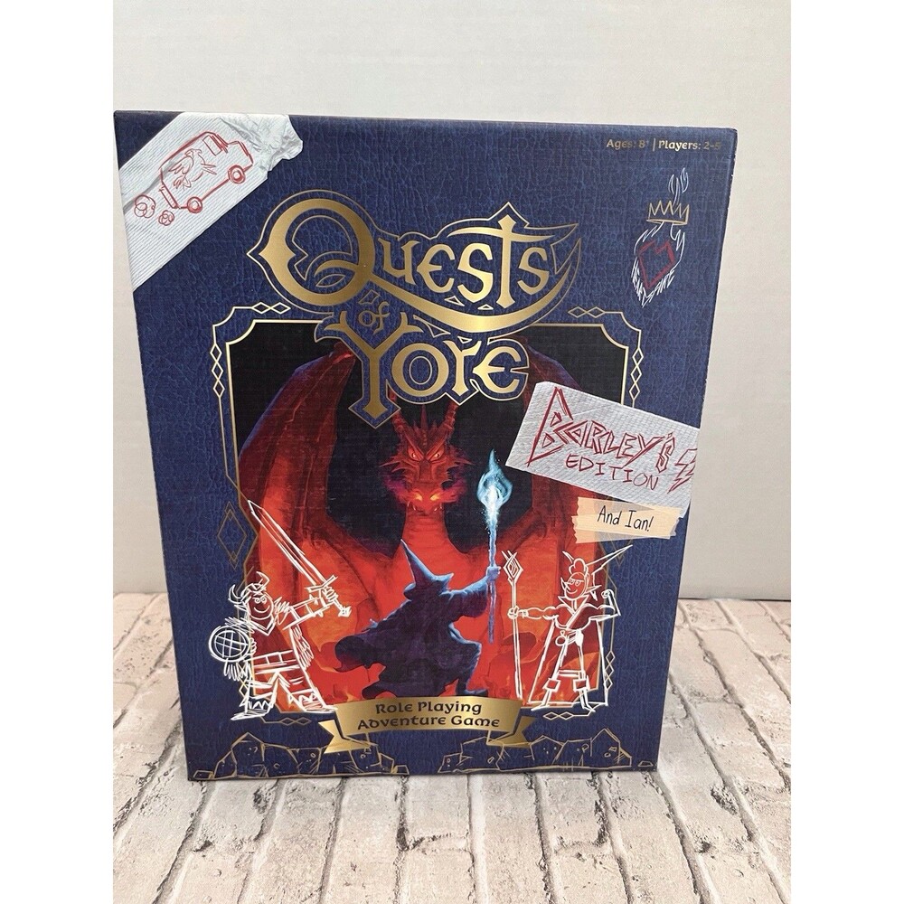 Disney Pixar Onward Quest of Yore Role Playing Board Game Barley’s Edition